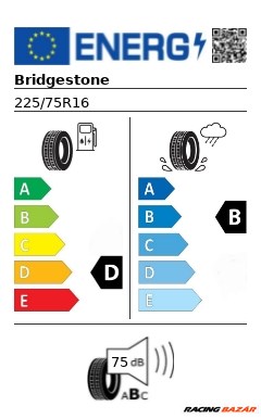 Bridgestone BLIZZAK W810 M+S 3PMSF C (D-B-B[]) 225/75 R16 121R kisteher téli gumi 2. kép